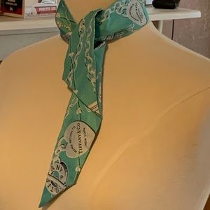 Tiffany Blue silk “Return To” Tie/Neckerchief